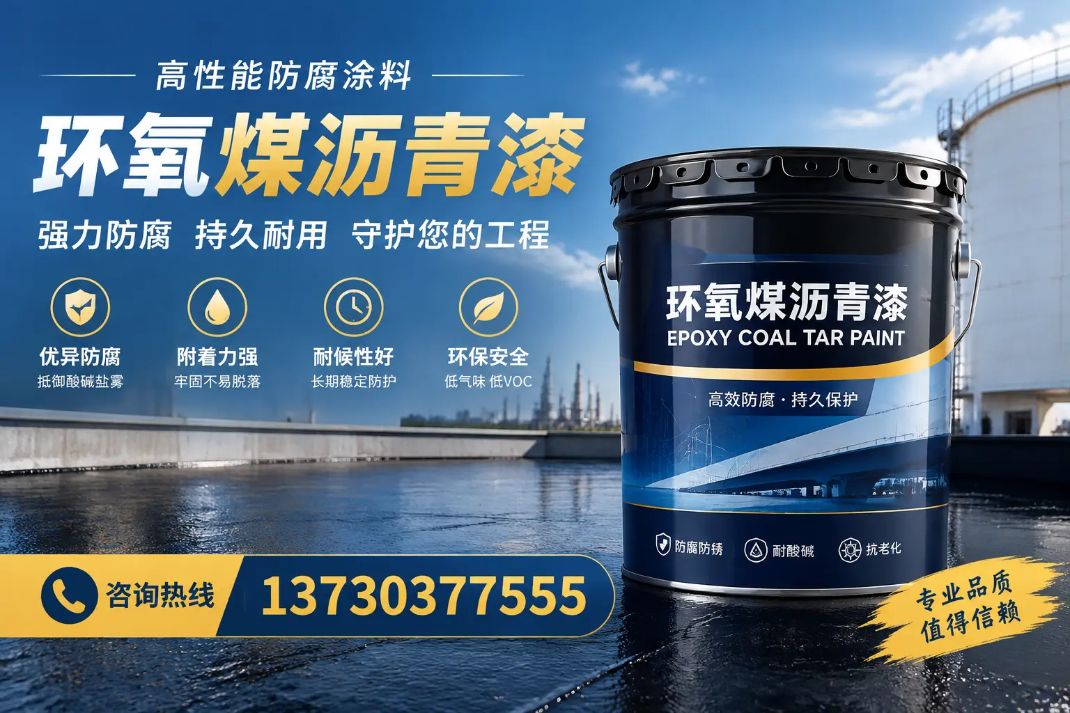 环氧煤沥青漆的耐久性分析，适合宣城的使用场景